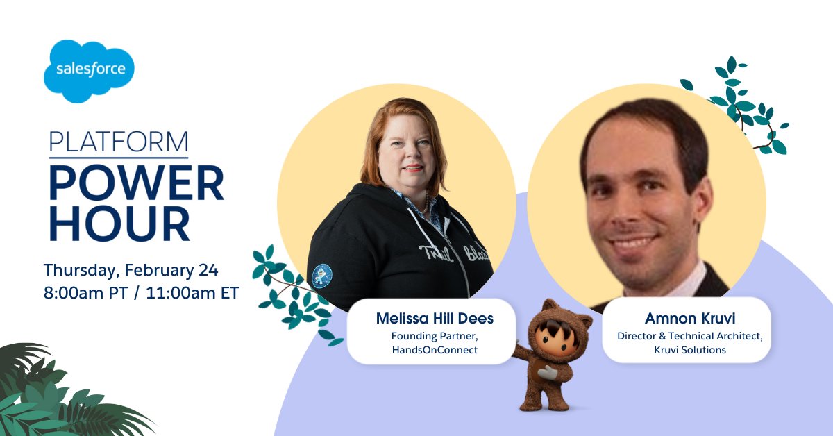 SalesforceforIT's tweet photo. It's time to upgrade to Flow!
Join @melissahilldees & @KruvMan at the next #PlatformPowerHour on Feb. 24 at 8am PT.
Achieve common automation tasks usually handled by Processes Builder & Workflow rules using the powerful Flow Builder.
Register: https://t.co/XKYbTFpfqH https://t.co/24kYuebv2n