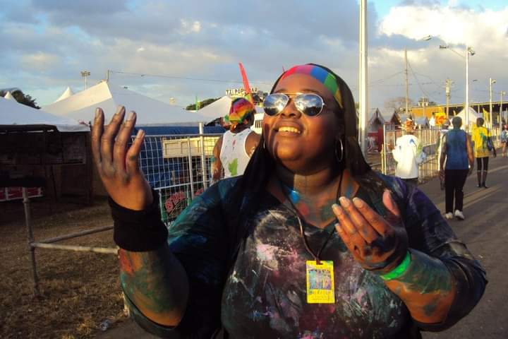 JLadyTT's tweet photo. This was my first time crossing the Savannah stage - ever, and it was with #3CanalJouvay ❤😭

The Carnival Tabanca is real🥲 but the @DCarnivalMuseum has the love remedy - post and tag your photos for today's Carnival Love Letter session!  #ttcarnivalmuseum #mycarnivalloveletter https://t.co/vdUe62ZiTV