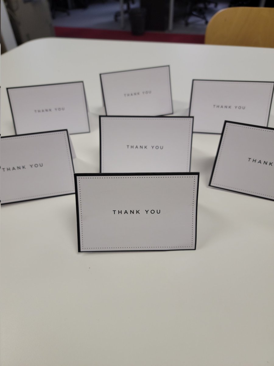 100State's tweet photo. ๐ฃ๐ฃ๐ฃ
Back by popular demand this Thursday!
Send a handwritten heartfelt note of appreciation.
Stamps, thank you cards and envelopes provided by ๐ฏstate.
#thankyou #thankyounote #thankyounoteThursday #gratitude #100state #madison #coworking #community https://t.co/50z8BWmM6k