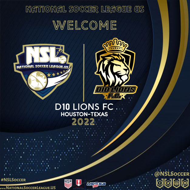 NSL Texas (@nsltx) on Twitter photo NSL News
National Soccer League US
Miami, FL. February 15, 2022
The National Soccer League US Announces Houston-Texas based City Club D10 LIONS FC Houston-TX as an new member of NSL Premier Division for the 2022 Season
<a href="/NSLSoccerLeague/">NationalSoccerLeague US</a>
<a href="/NSLSoccer/">NSLSoccer US</a>
<a href="/NSLFlorida/">NSL Florida</a>
@D10LionsFC
#NSL NSL News
National Soccer League US
Miami, FL. February 15, 2022
The National Soccer League US Announces Houston-Texas based City Club D10 LIONS FC Houston-TX as an new member of NSL Premier Division for the 2022 Season
<a href="/NSLSoccerLeague/">NationalSoccerLeague US</a>
<a href="/NSLSoccer/">NSLSoccer US</a>
<a href="/NSLFlorida/">NSL Florida</a>
@D10LionsFC
#NSL