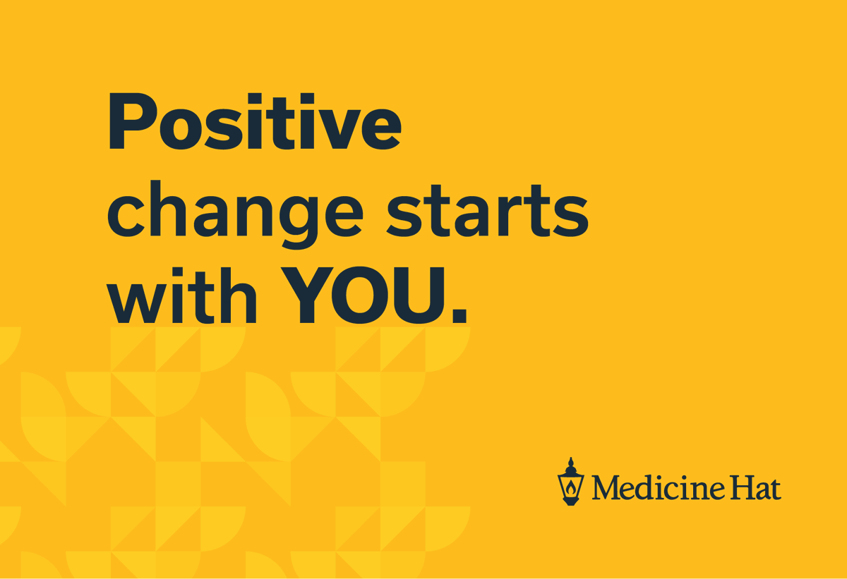 medicinehatcity's tweet photo. Through an FCSS grant, the City of #medhat has partnered with @SandflyMktg  to encourage positive conversation and interactions to support community well-being. The “Choose” campaign will launch on Feb 15. #choosepositivity
https://t.co/9nYdj0iaL5 https://t.co/EaEsM4YhG6