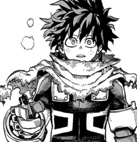 Nick Valdez on X: #MHASpoilers #MHA343 - - - - - Deku's new hero look for  the Final Act's big war seems to be a darker version of his costume from  before,