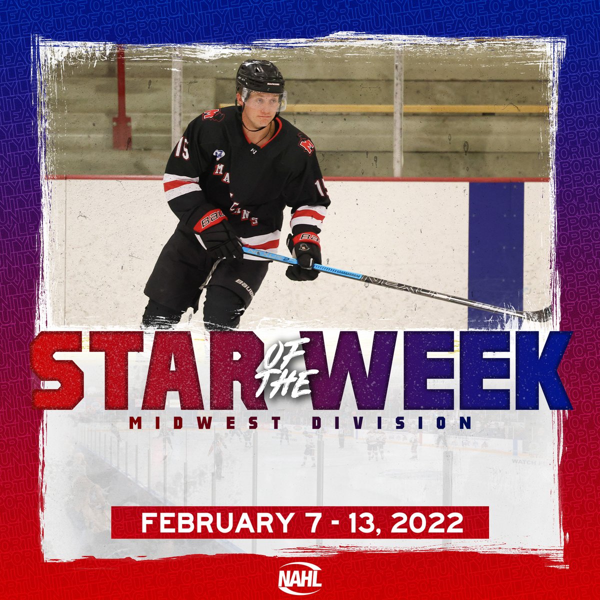 #NAHL <a href="/BauerHockey/">BAUER Hockey</a> Midwest Division Star of the Week for February 7-13, 2022: Lucas Kanta, Forward, @MNMagiciansNAHL nahl.com/news/story.cfm…