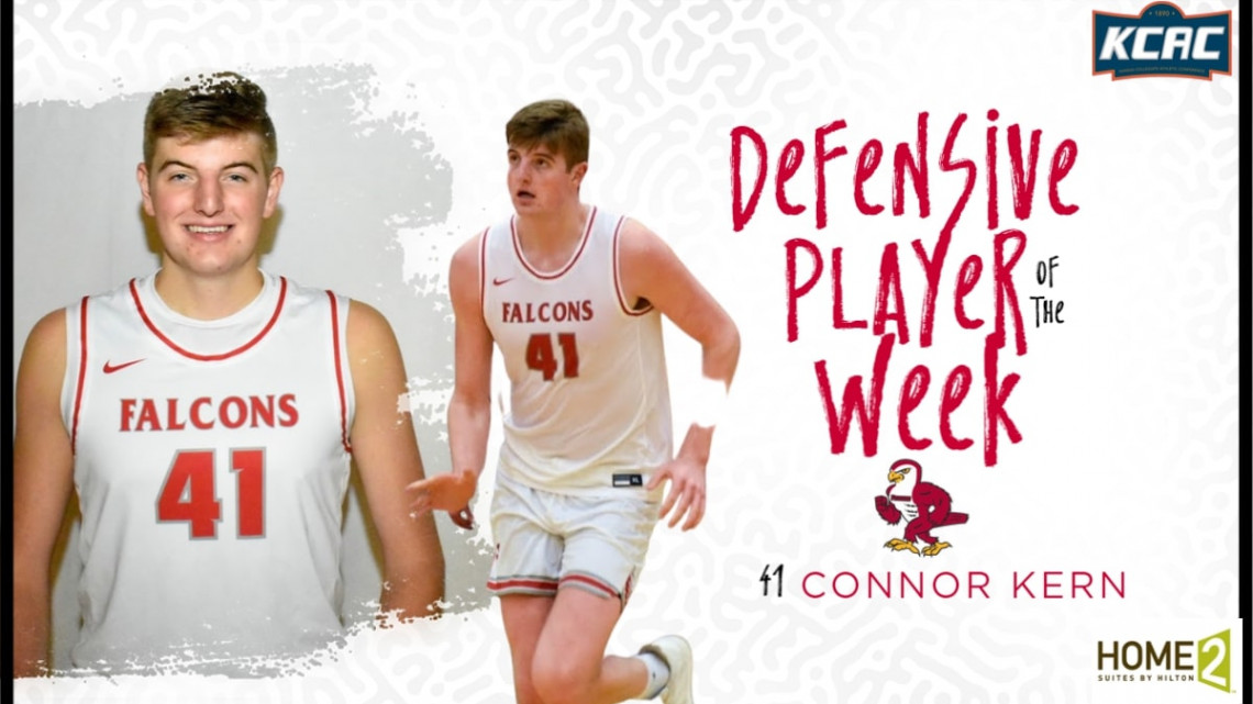 FriendsFalcons's tweet photo. Kern Snags KCAC Men's Basketball Defensive Player of the Week honor
 - https://t.co/Im4GwHLWtP https://t.co/MmcdQVpFky