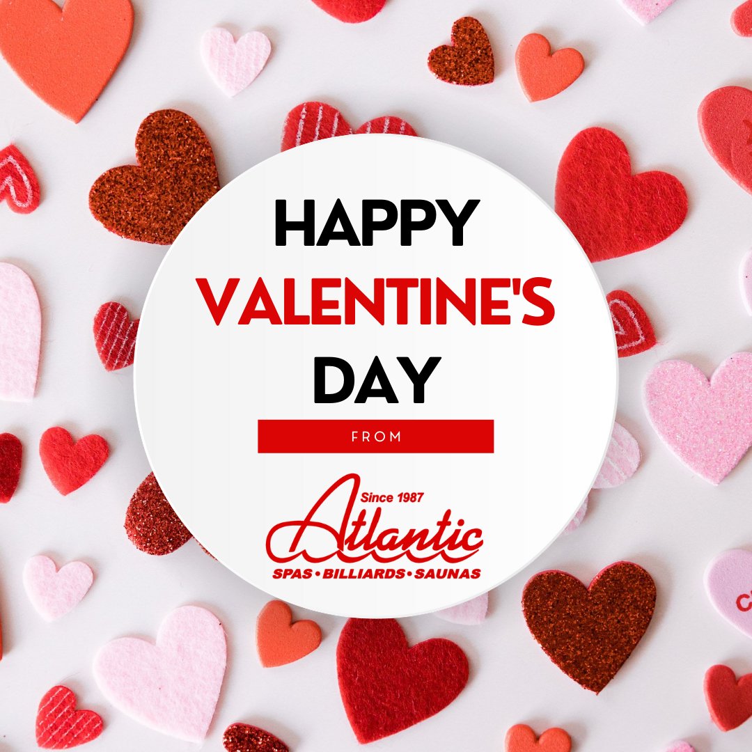 atlanticspas's tweet photo. Happy Valentine's Day! Spend it with someone you love. 😍

Also don't forget to take advantage of our Sauna Sale ❤

919-783-7447 for the Raleigh area or
910-799-9233 for the Wilmington area https://t.co/dfCDIhPvPw