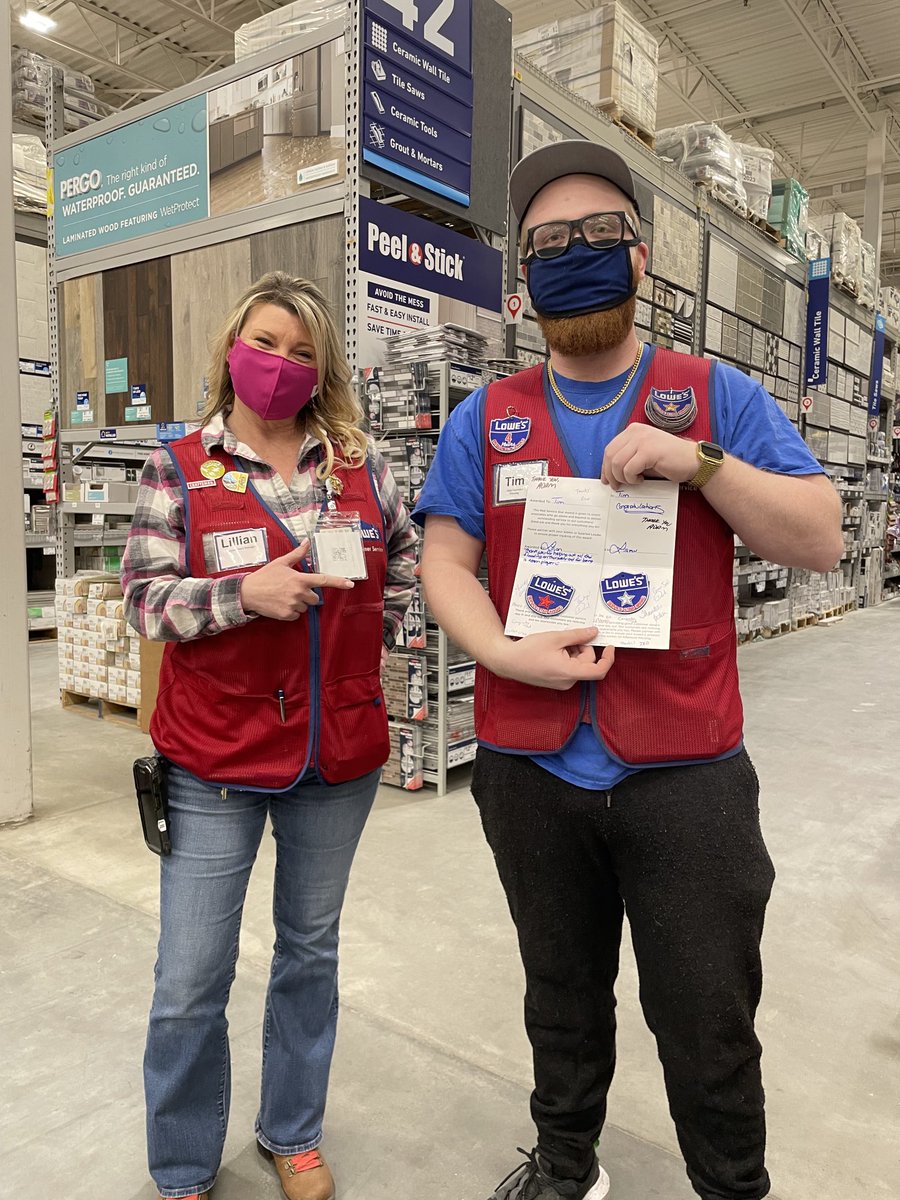 Congratulations Tim on receiving  your Silver Service Star award. Team  2458 proud! ⁦@D_Strickler2458⁩  ⁦<a href="/BenitoKomadina/">Benito.Komadina@Lowes</a>⁩ ⁦<a href="/steveyoung456/">Steve Young</a>⁩  @brandon@lowes @ethan@lowes <a href="/RedBoxR1/">علي كاظم</a>