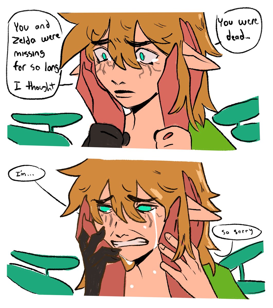 Quick messy comic for Vday! (2/?) 
#botw #botw2 #sidlink 