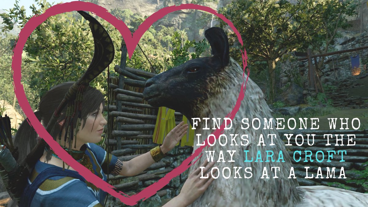 MadfishMagpie's tweet photo. Happy #ValentinesDay2022 from @DamachSmash and me!  #virtualphotography gone super sweet mode!  #HZDPhotoMode #HZD #TombRaider #LaraCroft #Fallout76 https://t.co/volzjhct0E