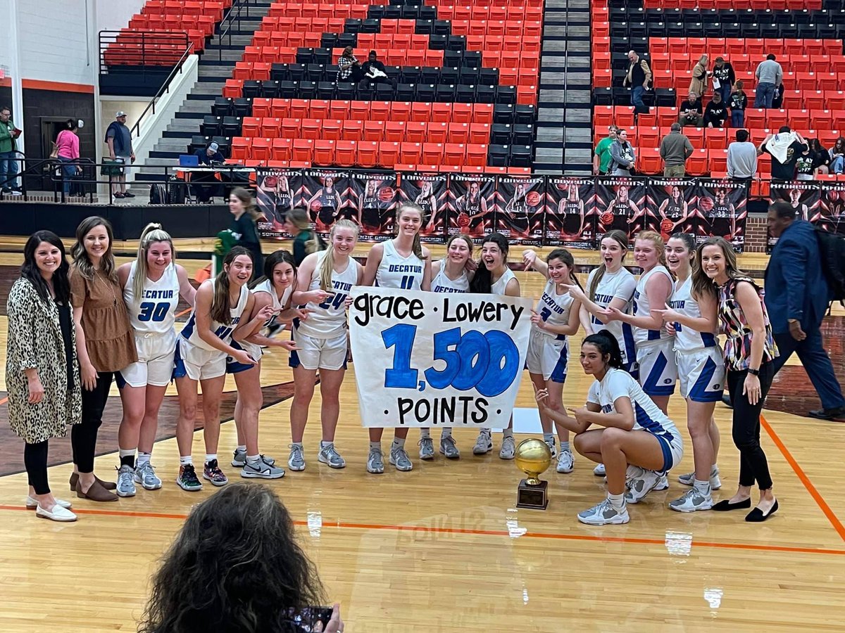 🏆Big Bi-District WIN for the Lady Eagles tonight

🔥23pts for Grace Lowery, giving her 1500 career points as a Lady Eagle😱 Proud of you GPL

💙🦅🏀