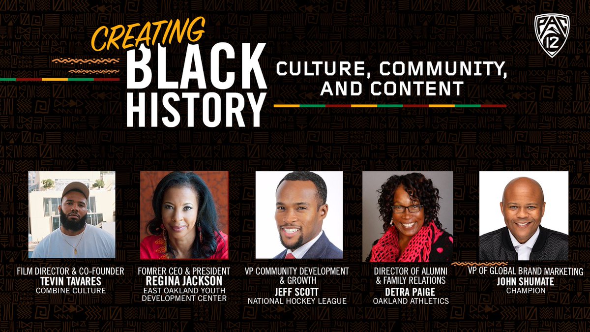 reginaoak's tweet photo. Tap in for a powerful conversation @pac12. Love joining one of my mentees on this platform. @tjordantavares . Thanks Keisha! #creatingblackhistory https://t.co/Eydl558Dir