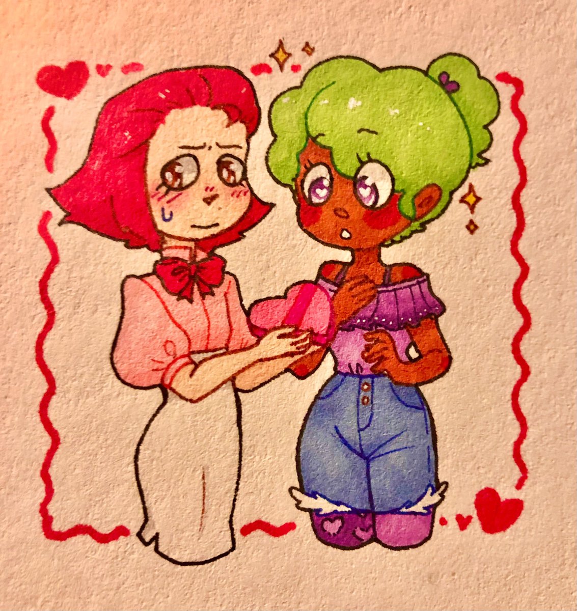 BeegMeedge's tweet photo. happy valentines day wheeeeee

#valentinesday #art #doodle #cute https://t.co/YxNAvph0wO