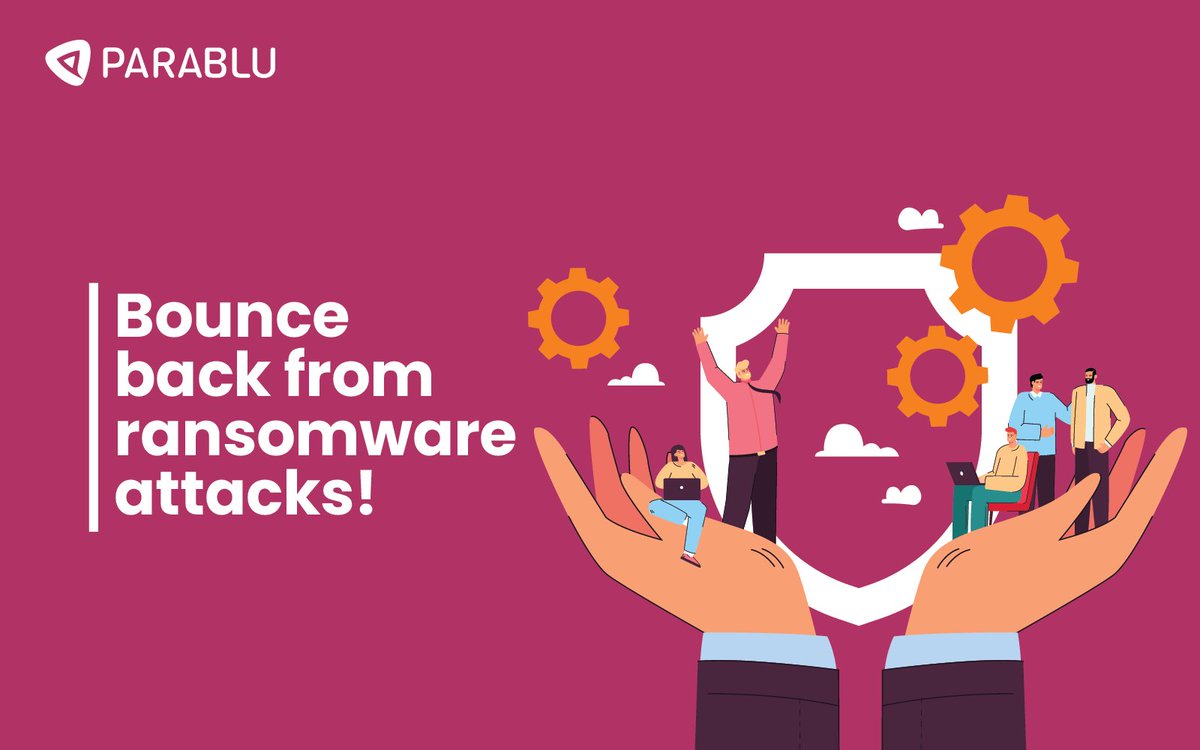 ParabluInc's tweet photo. Access this eBook to take a deep dive into how #databackup can be a solid defense against #ransomware attacks - https://t.co/euH2xHzMAJ    

#DataSecurity #DataBackup https://t.co/EDxwLNezaP