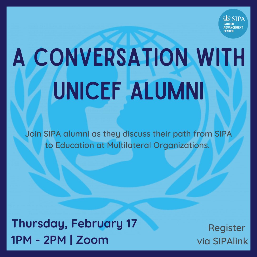 #unicef #UN #unitednations #sipa #columbiauniversity #sipacolumbia