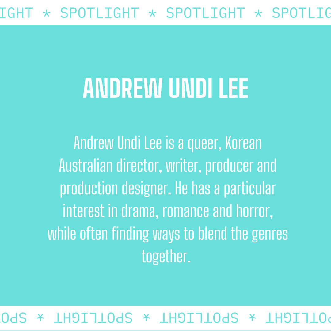 ADGdirectors's tweet image. Welcome to the very first instalment of SPOTLIGHT, a monthly showcase of one of our talented, emerging ADG members.

First up… @undilee - a Queer, Korean Australian director, write, producer and production designer. Find out more about Undi here: adg.org.au/Spotlight