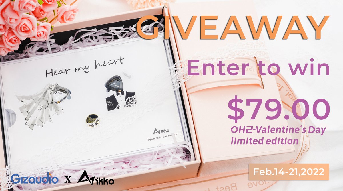 Gizaudio1's tweet photo. Valentine’s Day #Giveaway!!

Have you checked out the special Valentine’s day edition of #IKKO OH2, We have organized a giveaway for this limited edition OH2. 

More details:-https://t.co/2q3wmOgh56

Check out OH2 here:- https://t.co/uM3kh0G8W3 https://t.co/J3Fs9VI16e