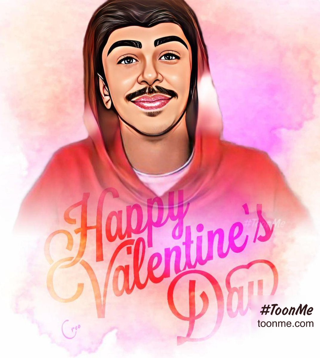 Happy Valentine's Day!💕 We had an AWESOME TIME &amp; we wanted to share our creation via @toonme on their app. No sponsor, just fun. Guess who this is! #toonme