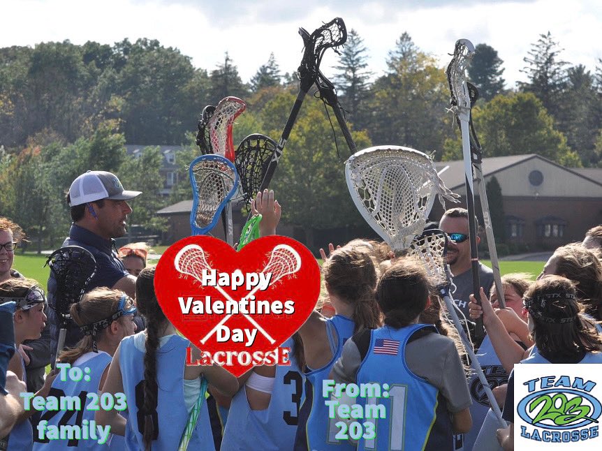 Team203LaxClub's tweet photo. Happy Valentine’s Day from our Team 203 family to you 💚💙 #FAMILY https://t.co/zpCd8QhSFo