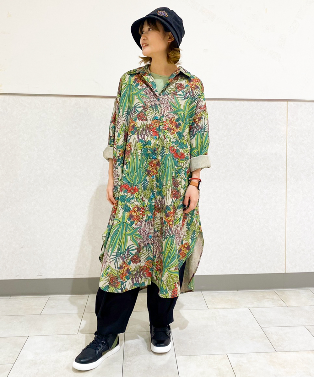 チチカカ Titicaca スタッフコーディネート イオンモール川口前川店 ミズキ 155cm 中南米の植物をモチーフにしたシャツワンピース 無地を合わせるだけでオシャレになります 大事な日はこれでバッチリです チチカカスタッフinstagramでも チチカカ Titicaca スタッフコーディネート イオンモール川口前川店 ミズキ 155cm 中南米の植物をモチーフにしたシャツワンピース 無地を合わせるだけでオシャレになります 大事な日はこれでバッチリです チチカカスタッフinstagramでも