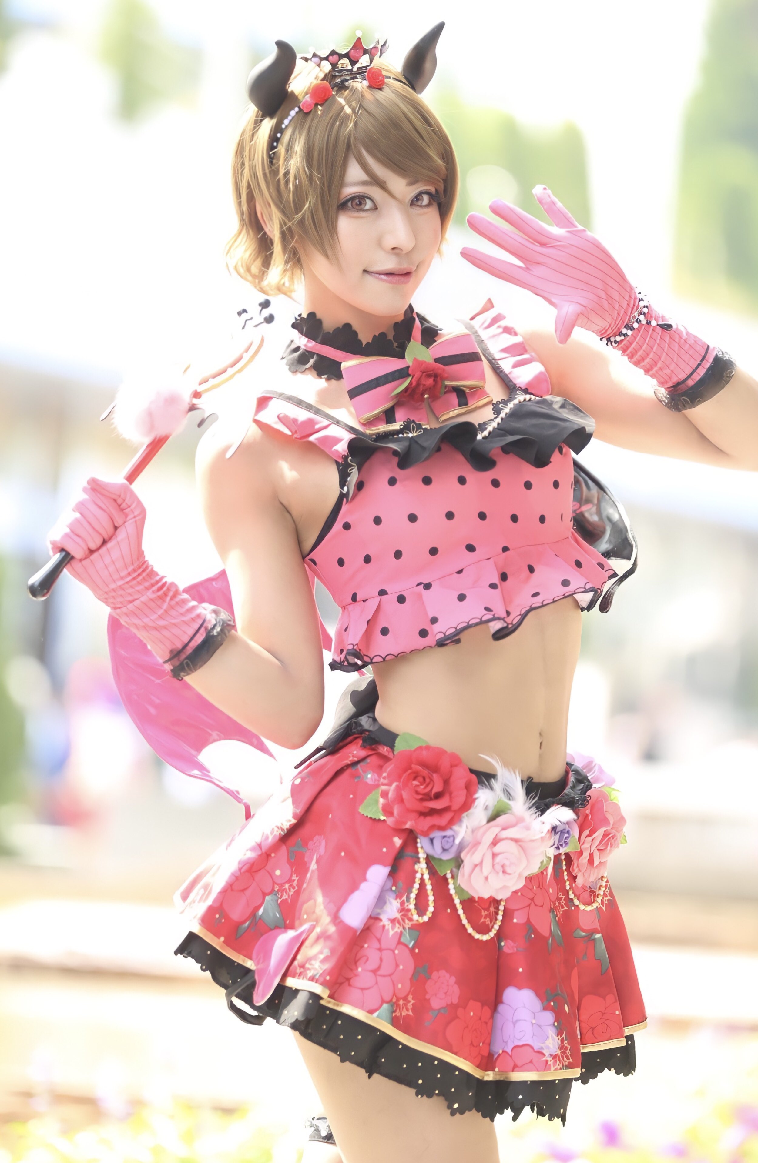 購入意思のない♡❌)小泉花陽🌸 3月編 お花見編ステッキ付き