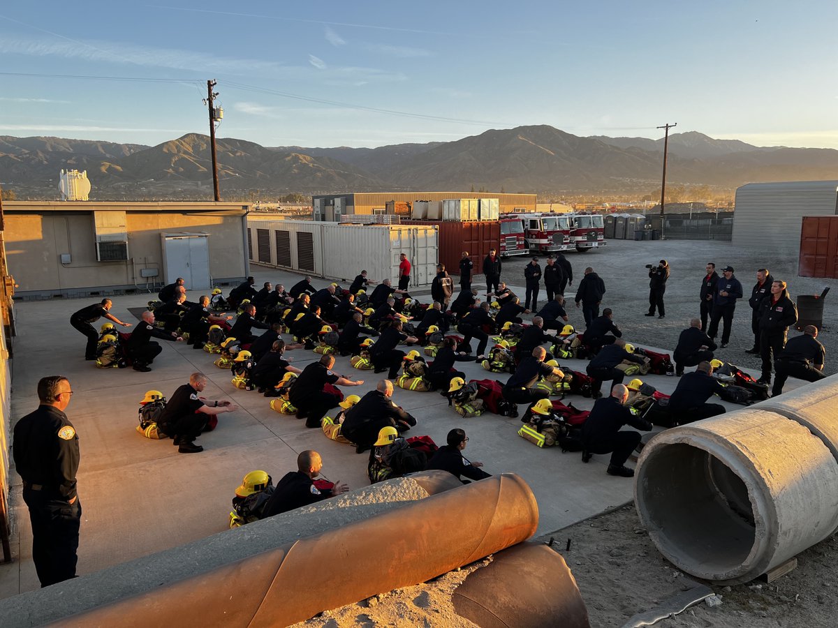 SBCOUNTYFIRE's tweet photo. #SuperBowl was last night but we woke up bright and early because #Tower14 started today! Welcome cadets! #🔥 #FYP #sb #Firefighter #Monday https://t.co/T2Q1INKUY2