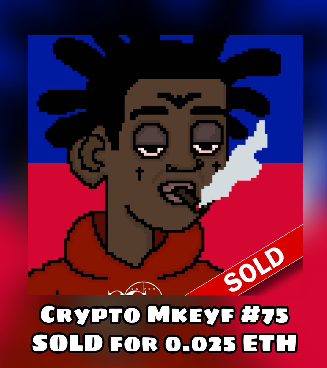 mocro_48's tweet photo. Crypto Mkeyf #75 sold 

#NFT #nftart #NFTs #NFTCommunity #nftcollectors #nftcollector #NFTartists #opensea https://t.co/4xPaZnPfno