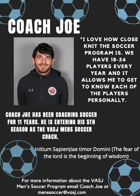 VASJVikingsAD's tweet photo. Check out Coach Joe! @VASJSoccer https://t.co/fvnppukrUN