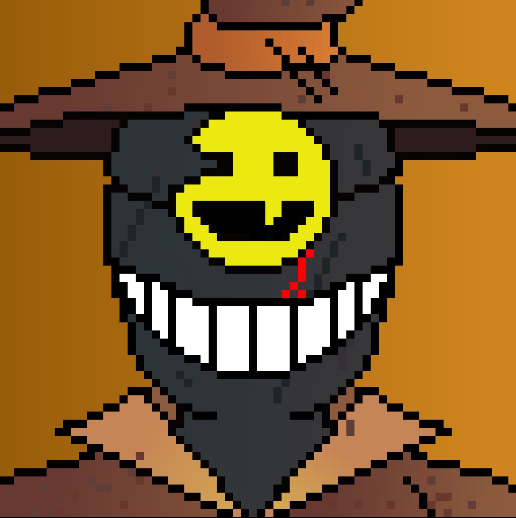 My new #NFT #NFTGiveaway #Giveaway #NFTGiveaway #NFTdrop #NFTartist #NFTGiveaway #NFT #pixelart if you liked it, then start following, more interesting nightmares are waiting for you😃🙃🤩