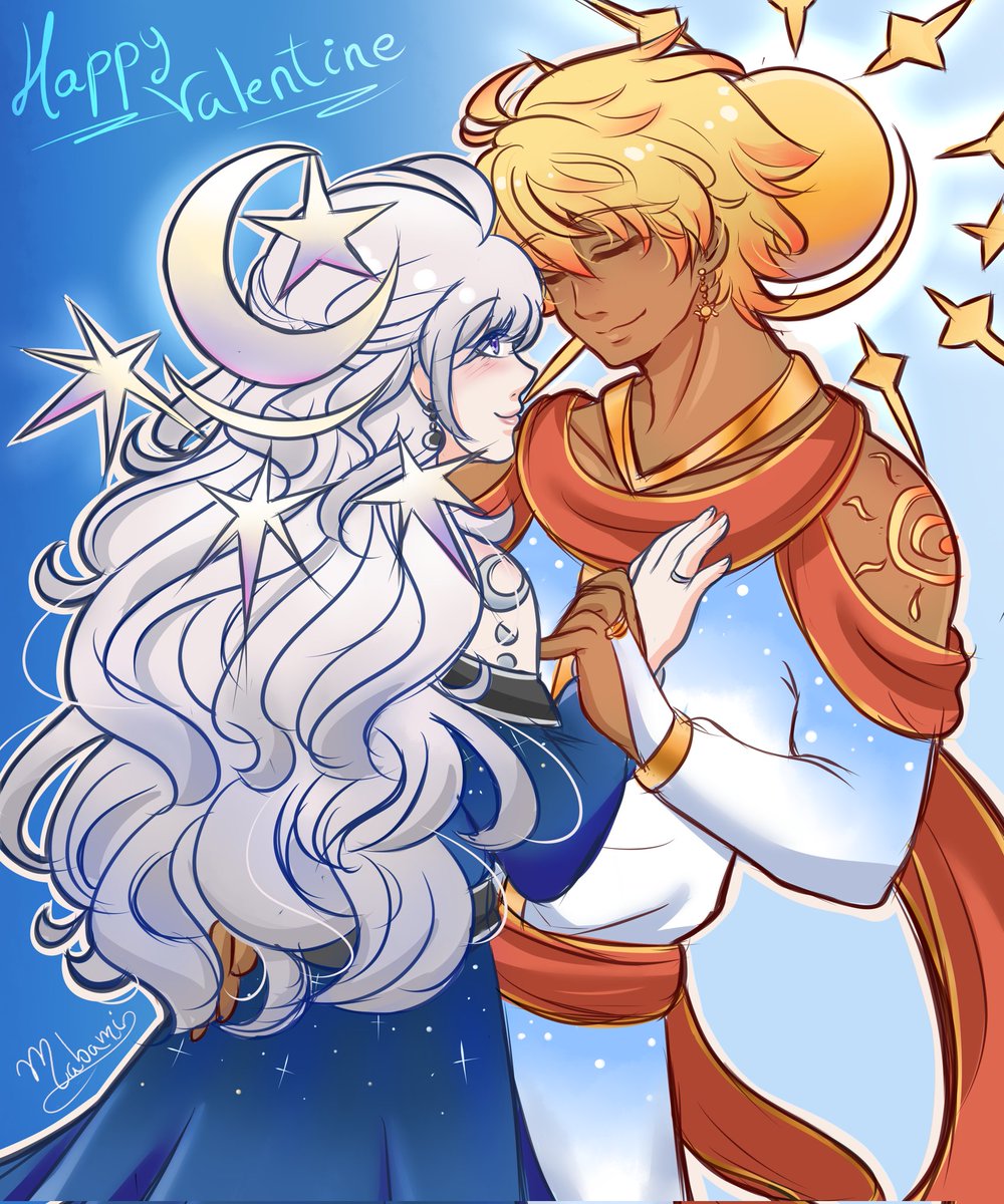 Mabami_7's tweet photo. ❣️¡Feliz San Valentín! ❣️

El sol y la luna, una bonita y sencilla representación que quise ilustrar para una persona muy importante y especial para mí :3

Espero que les guste ☀❤️🌙

#fanart #sketch #digitalartwork #oc #originalcharacter #HappyValentinesDay #FelizSanValentin https://t.co/M3CpFRQ3tl