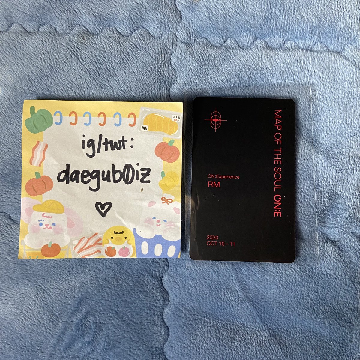 daegub0iz's tweet photo. WTT/NFS BTS MOTS ONE DVD
have: joonie
want: jimin or yoongi equiv !

- pls read info hl before claiming 🤠
- us only, tracked :)

tags: btswtt wttbts bts trade namjoon rm jimin yoongi suga agust d map of the soul on:e dvd https://t.co/7euufNfcjX