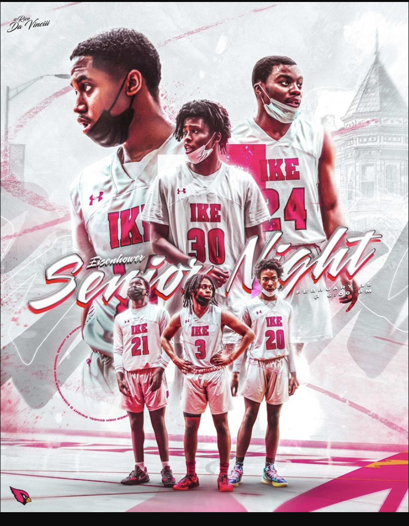 Amazing artwork by @RicoDaVinciii for our senior night tomorrow night. Game time 6pm @DDEcardinals @IKEHoopsDDE @AmarrioM @alonzo_powe @khalil_Cartier @nashonjohnson5 @Devin3x_ @akanjiis @PippenDarrion @AjAbrams10