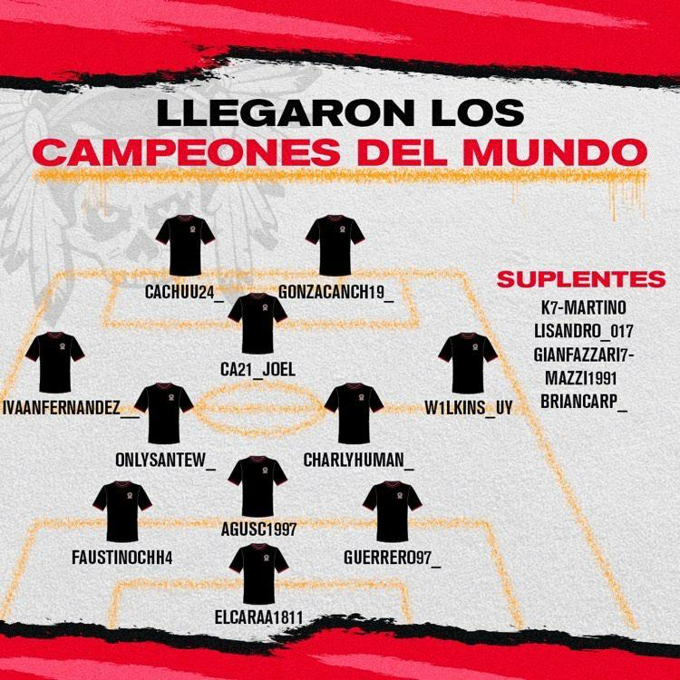 Holkattes's tweet photo. #FIFA 

Es oficial, les presentamos a nuestro nuevo equipo  🥳 

Los campeones del mundo con la Seleccion Argentina en Clubes Pro, van a estar representandonos en todas las competiciones y torneos de cara a este 2022.
Bienvenidos cracks 🤩

#GoHolkattes https://t.co/c9Q1909b1t