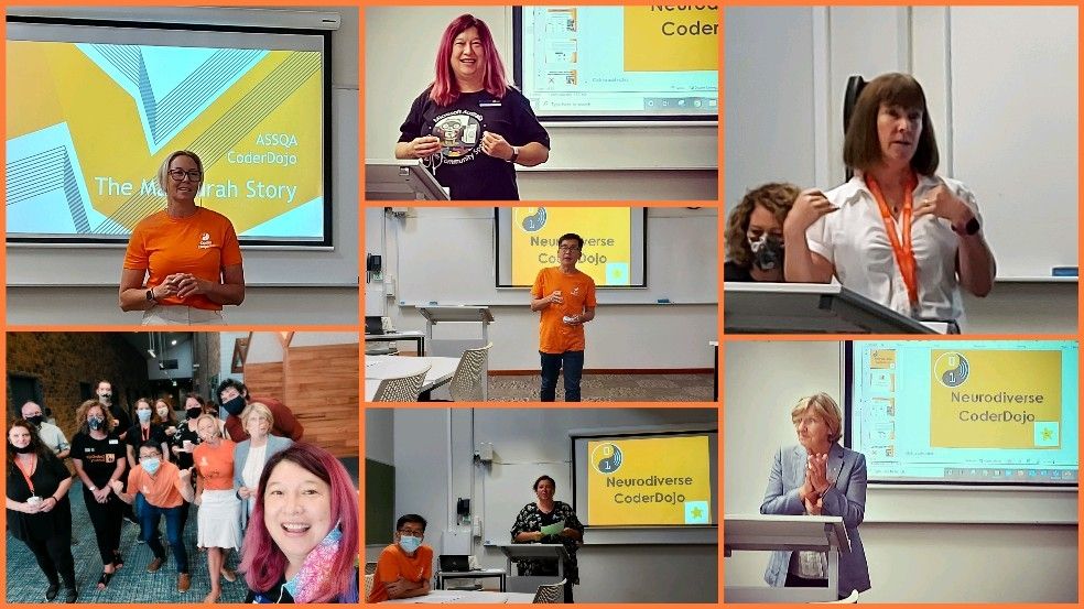 Brilliant event at <a href="/EdithCowan/">ECU News</a> Bunbury to begin setting up local <a href="/CoderDojoWA/">CoderDojo WA</a> program for young people who are neuro-diverse. Speakers included <a href="/CurtinUni/">Curtin University</a>'s Tele Tan &amp; Michelle Wong, Michelle Sandford @codess_aus, Liam &amp; Tanya Picen.