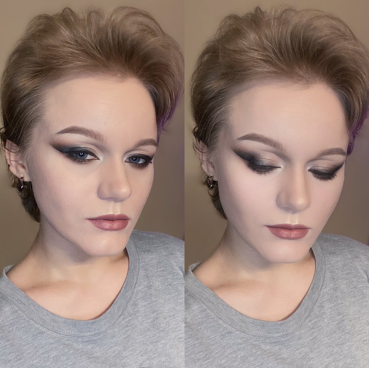 RedPoison_Apple's tweet photo. Оооо, Gun metal stack от @MeltCosmetics я очень ждала - и не зря, на оф.сайте теней уже нет. Очень хорошо тушуются, цвета только кажутся скучными - разной тушевкой можно добиться интересных результатов (а мне вообще нужны только два🤣). 
#meltcosmetics #gunmetalstack https://t.co/1JPdfnxEDP