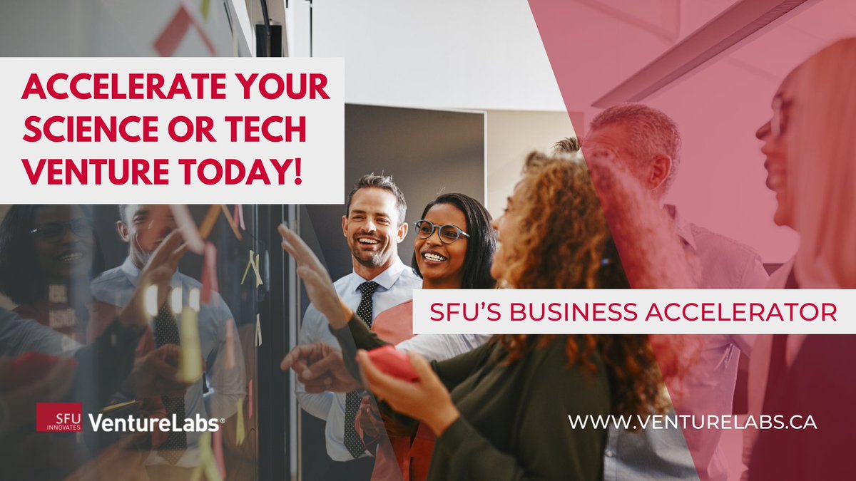 SFUVentureLabs's tweet photo. 1/ Ready to take your science or tech #startup to the next level?
🠟 Thread: Learn how SFU VentureLabs can help scale your business with our tailored programs and services! #CanadianTech #BCstartup #CanadianInnovation https://t.co/bRn7VlcIrz