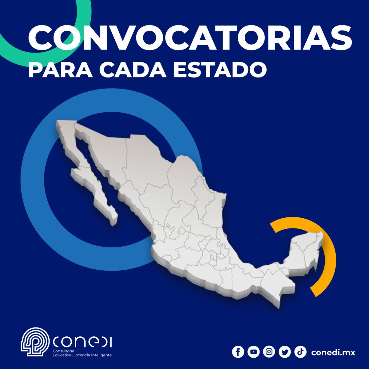 CONEDIMX's tweet photo. 📌 Aquí podrás consultar la Convocatoria para el Proceso de Admisión de acuerdo a tu estado:
🌐 https://t.co/0bsIB0WOcd
 
¿Necesitas asesoría?
¡Nosotros podemos ayudarte! 🙋‍♀️🙋‍♂️ https://t.co/6iTKvjY8Qd