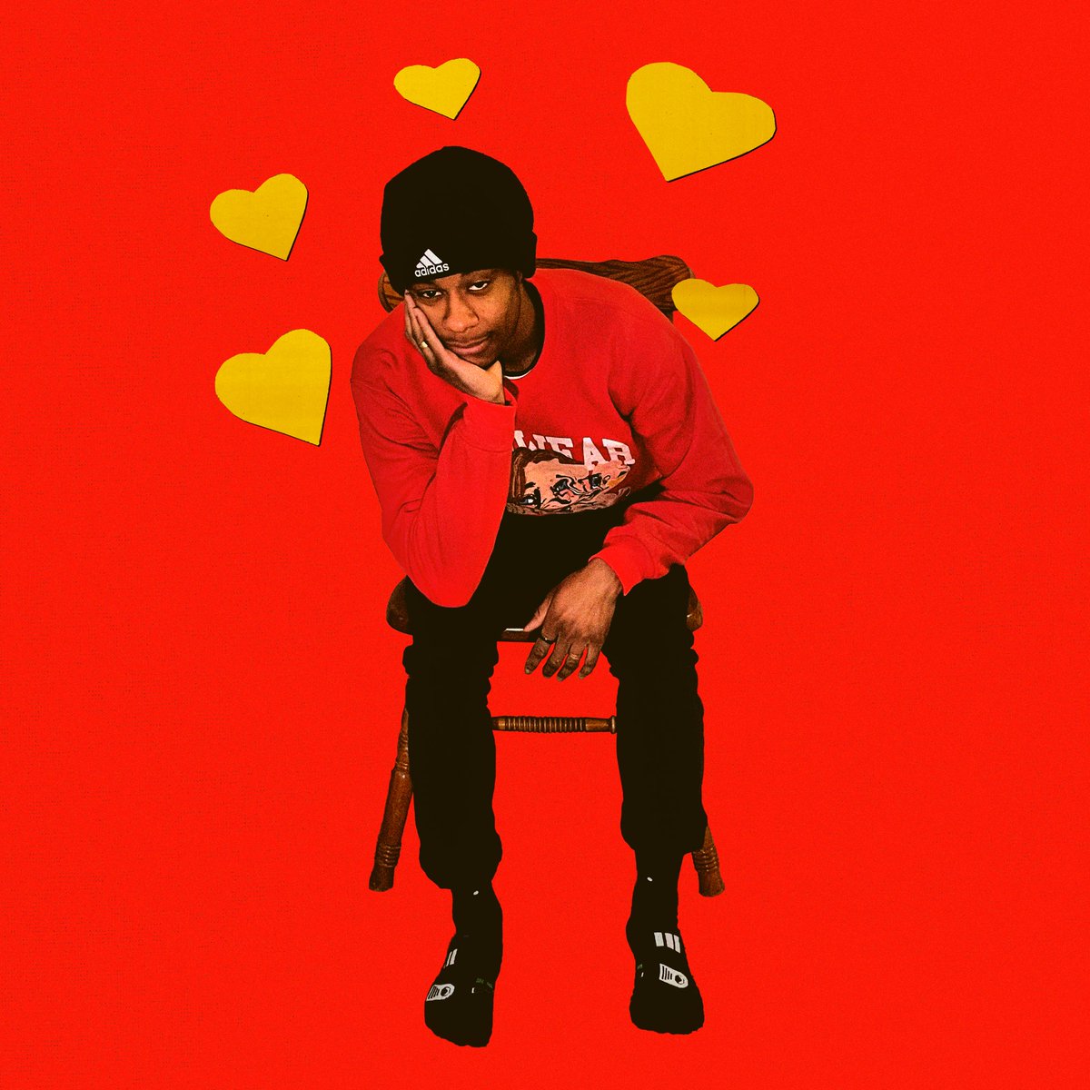 gcpwear's tweet photo. DISTORTED LOVE CREWNECK OUT NOW, LINK IN BIO. HAPPY VALENTINES DAY FROM GCPWEAR 💛 https://t.co/8yX0zYOOOn