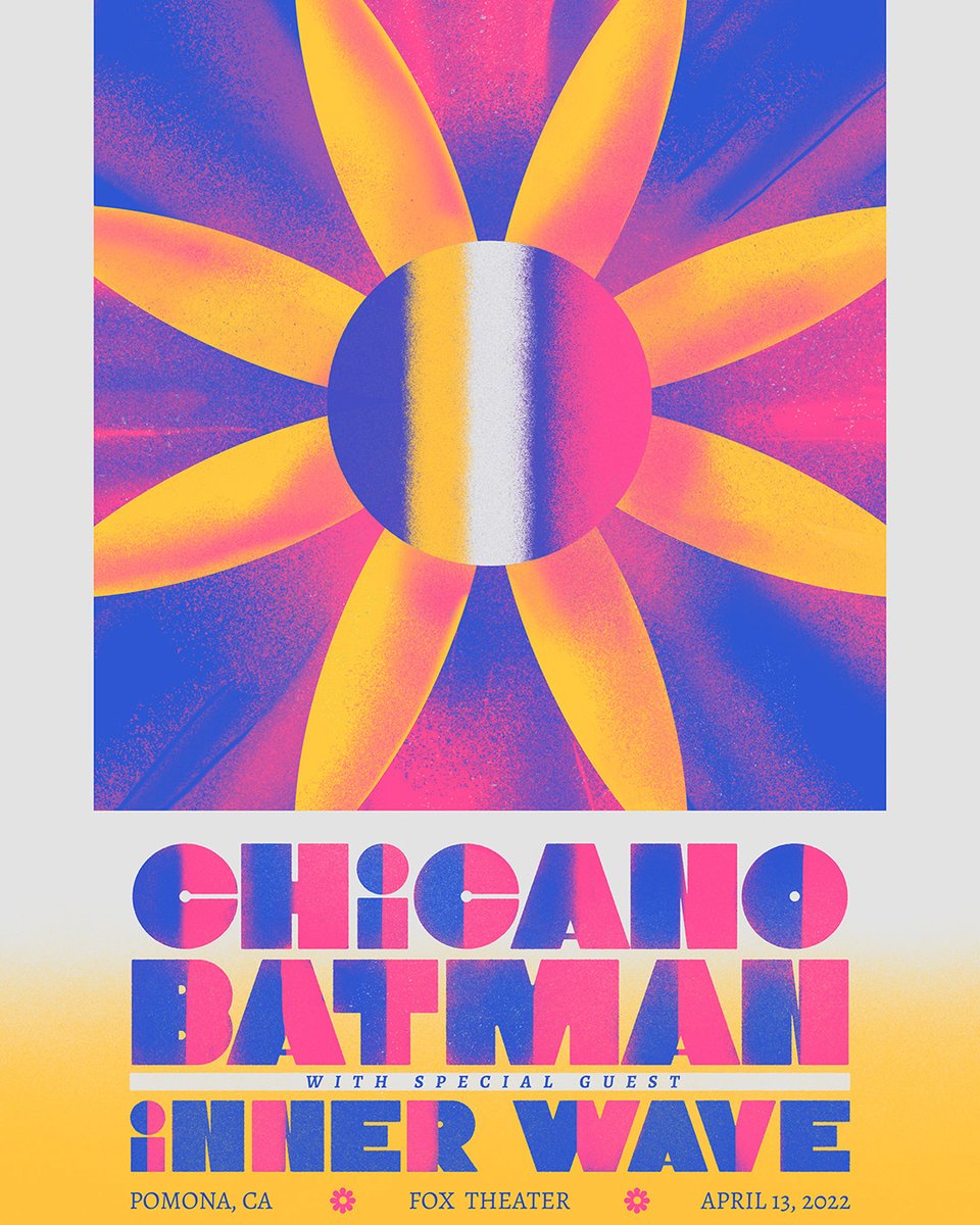 ChicanoBatman's tweet photo. POMONA! Join us at the Fox Theater on April 13 with @InnerWav! Tickets will go on sale February 25 at 12pm PT. Head to https://t.co/fW65K4b7Ti for more info.
Artwork by Jose Berrio
#ChicanoBatman #InnerWave #coachella #pomona https://t.co/4cS5TNsIB1