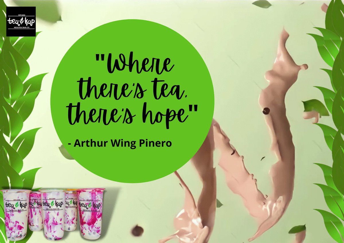 teakap's tweet photo. "Cups of tea gather sentiments, warm hearts, soften thoughts, open minds and magically help anyone see the good side of things."

#positiviTEAwithTeaKap
#TEApicalDrink https://t.co/QbTWK5nnFX