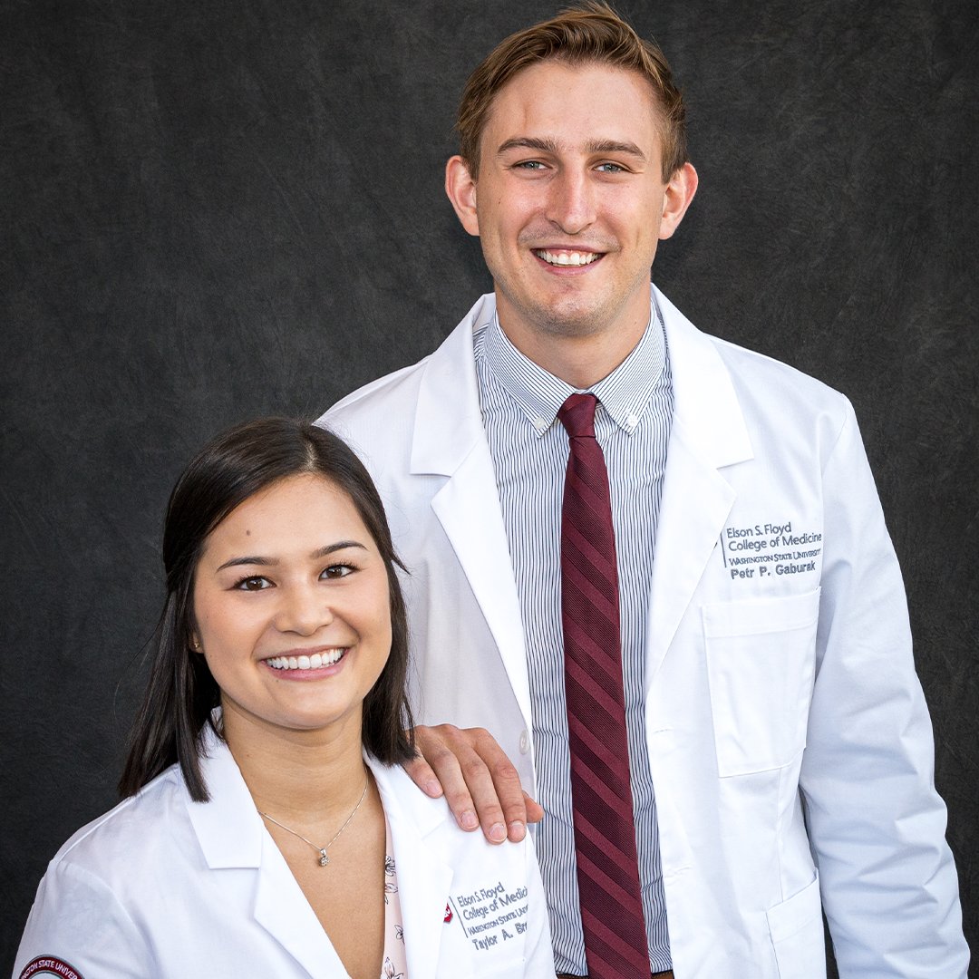 WSUMedicine's tweet photo. ❤️ Inspired by #ValentinesDay, we're celebrating love, #CougDoc style! MS1s Petr &amp; Taylor met where all great love stories start—@WSUPullman. After attending our Admissions Symposium, the two knew #WSUMedicine was for them.

Read more about their story ➡️ https://t.co/dMQWGD8vLf https://t.co/5FeqLMFEoK