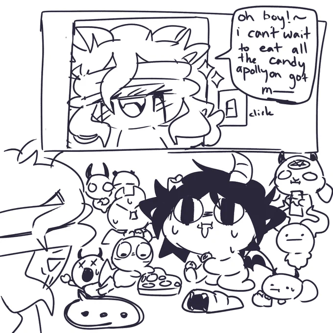 ONE MORE before i go back to studying for my test tomorrow

(they were all grounded for a whole month afterwards.) 