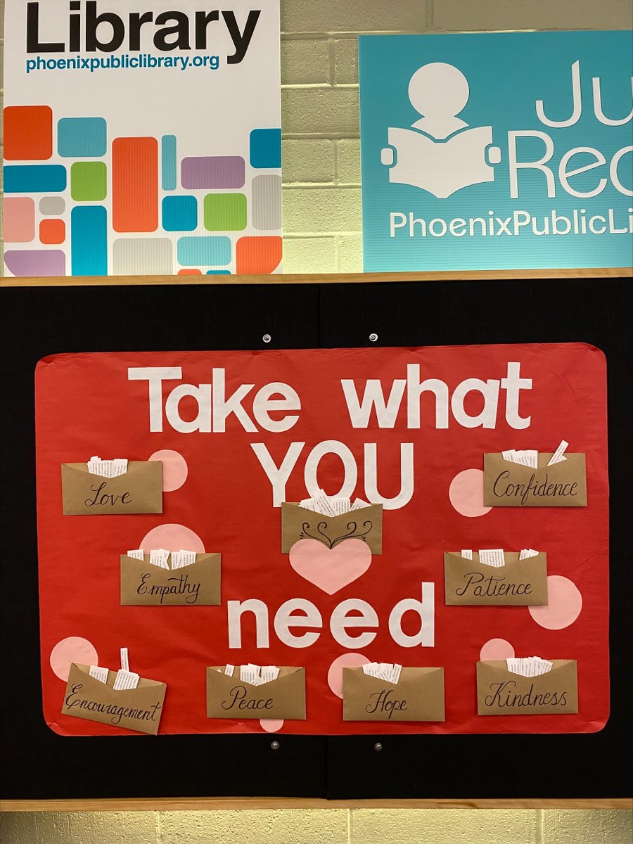 PhxLibrary's tweet image. During the pandemic, it takes more to love yourself &amp;amp; others. ❤️Take what good energy you need from #CenturyLibrary: love, empathy, encouragement, peace, hope, confidence, patience, or kindness. @PhxLibrary is here for you. bit.ly/3wqIbye #LibraryLoversDay
