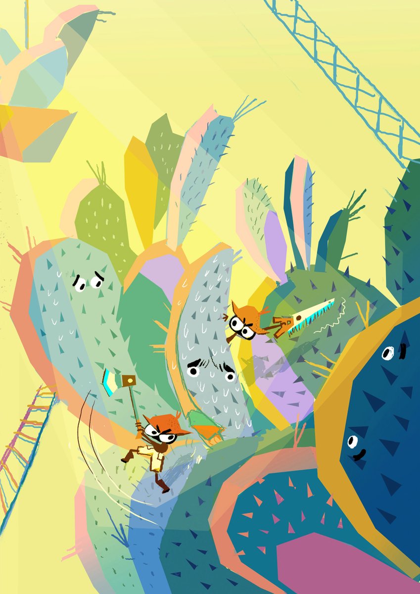 Yaouchenart's tweet photo. @blocknoob_ @withFND I'm all about creating colorful characters in a fun world🍀. Sneak peaks from my collection "Cactus Town"🌵 https://t.co/1SCWMdR72H