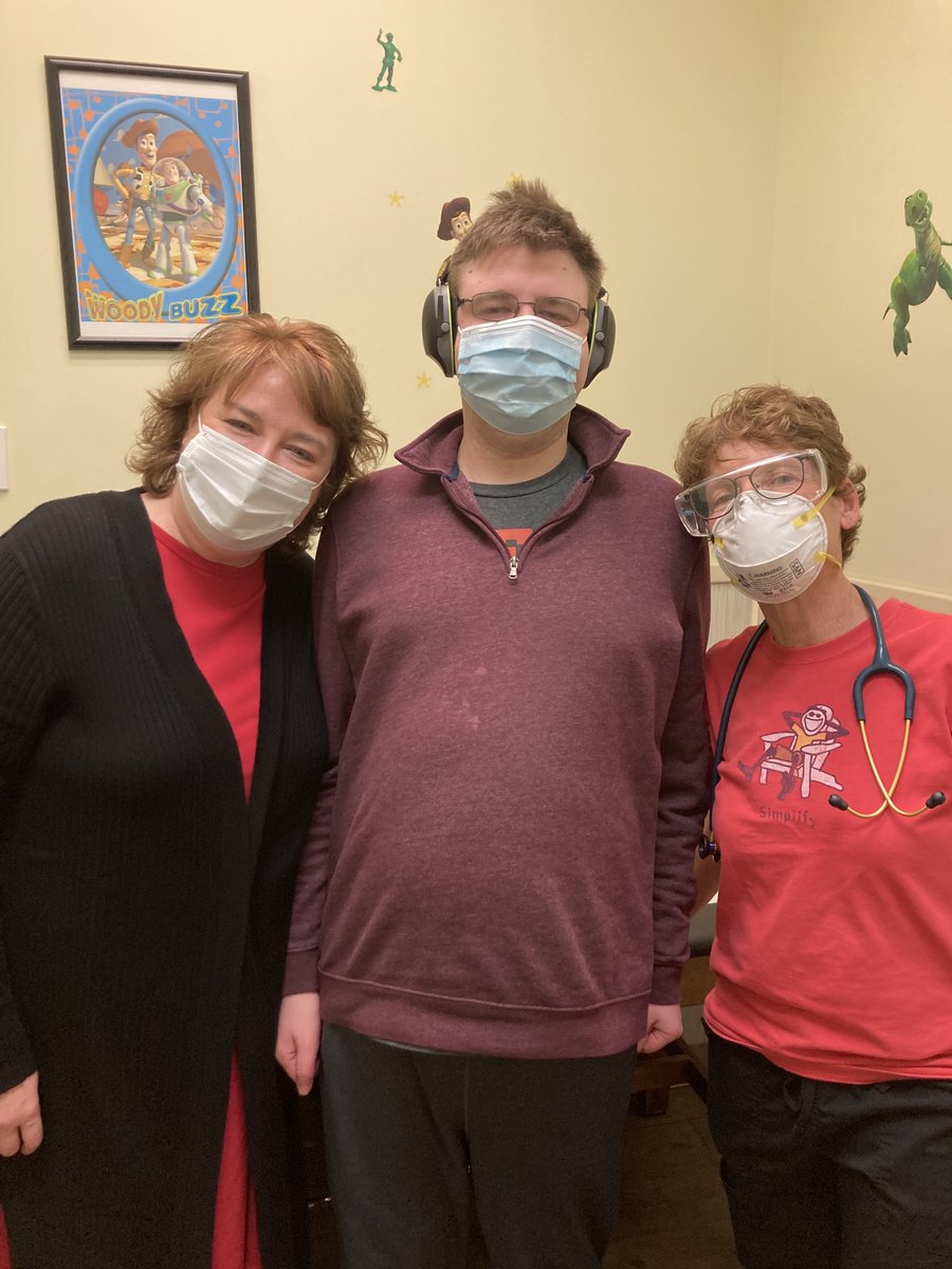 greenhousemd's tweet photo. I have dreaded this day.
The transition visit to adult care for an incredible young man. A young man who sees the best in everyone and everything. No matter the obstacles.
Thanks for letting me see the world through your eyes, Yates. (with permission) #tweetiatrician #crying https://t.co/JlunKxQWxy