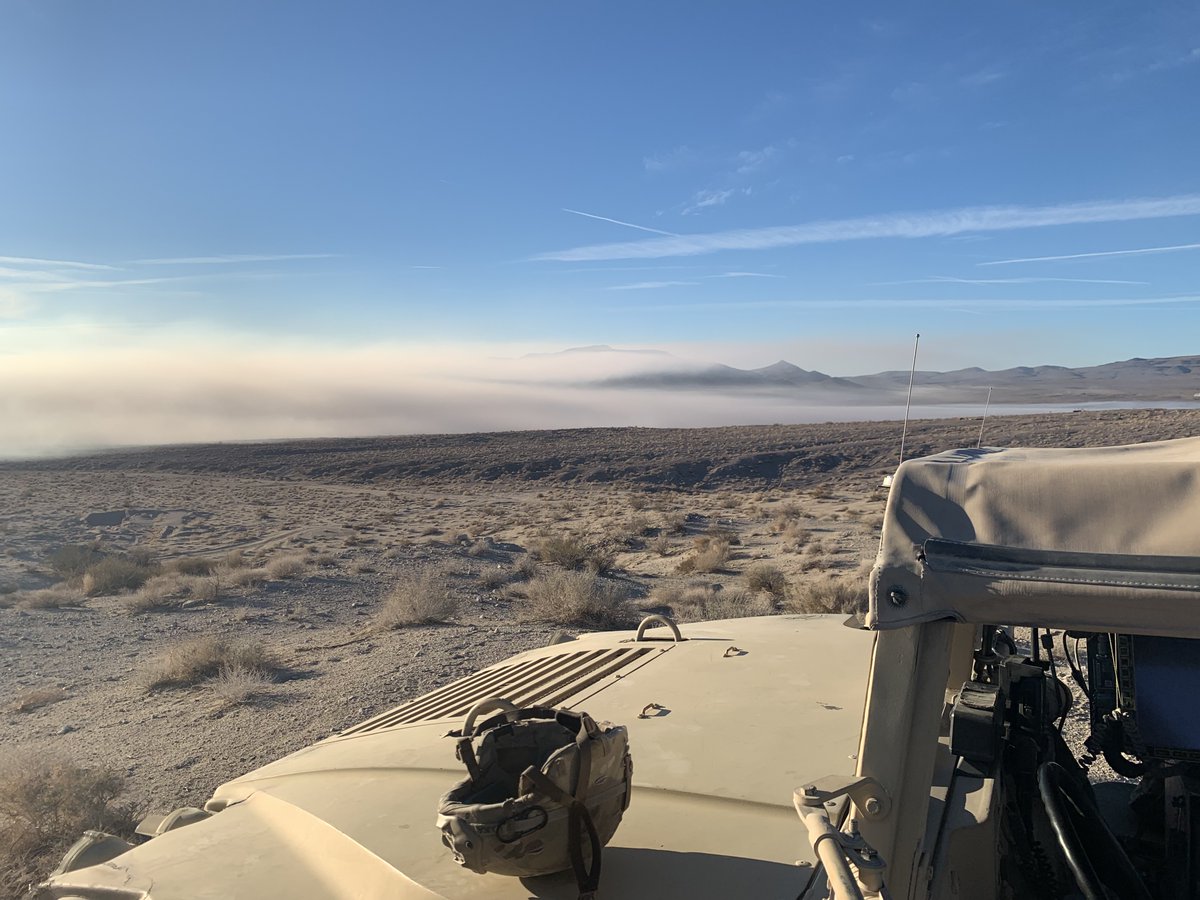 No candy or flowers this Valentines Day morning for @DaggerBDE.  Instead, beautifully laid smoke by the OPFOR of @11ArmoredCavReg as they attacked to seize an objective vicinity Crash Hill. #LeadTrainWin #ArmyReadiness