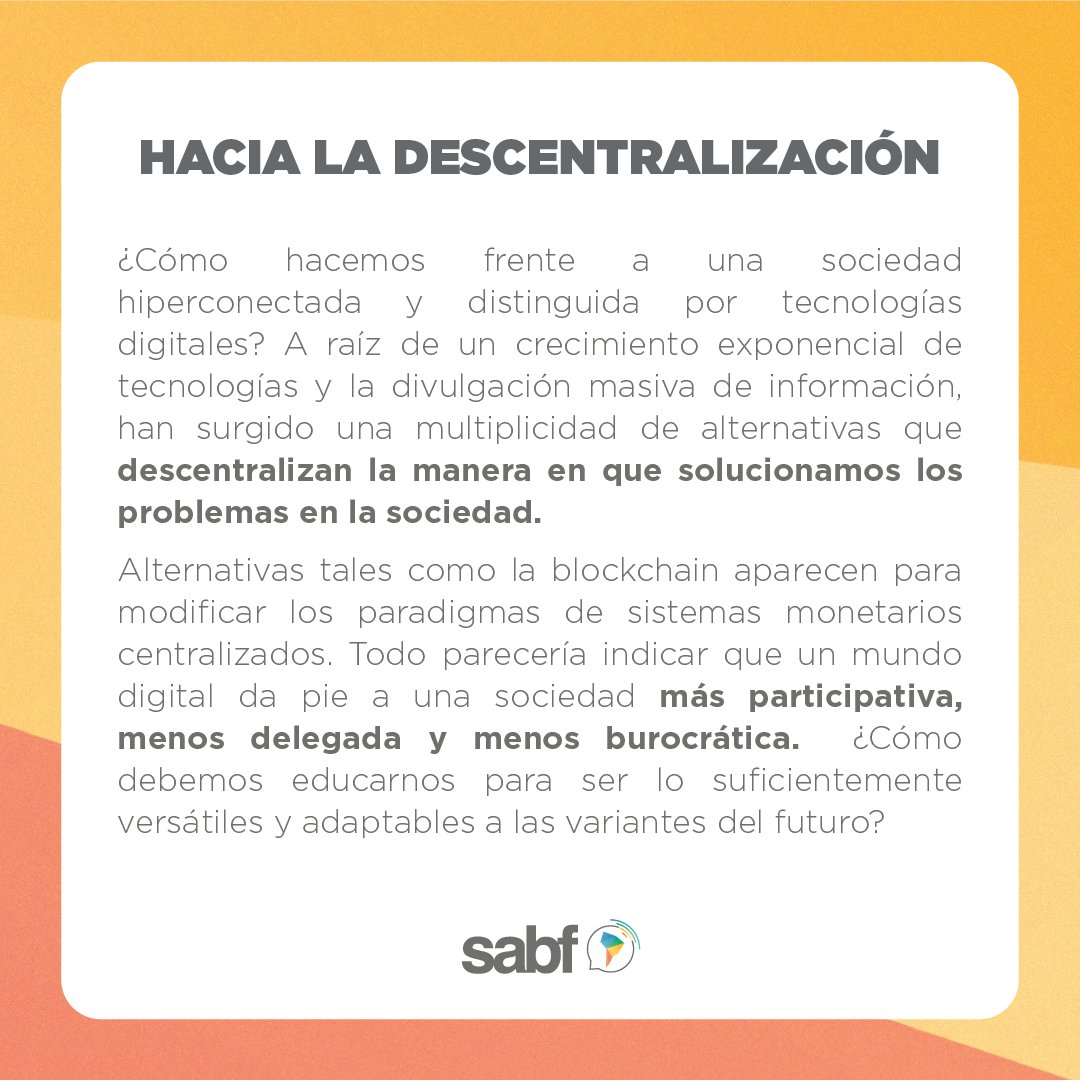 🇪🇸 ¡Faltan menos de 7 días para que abran las aplicaciones! Estamos felices de compartir el primer subtema de la 18va edición del SABF. ¿Qué opinás de este tema?