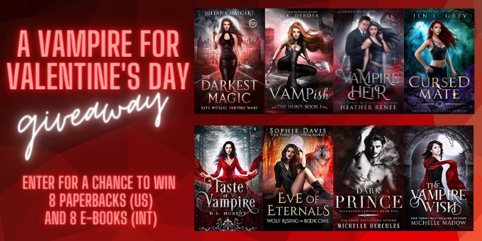 Paperback giveaway! A Vampire for Valentine's Day #giveaway #win kingsumo.com/g/dtbgb1/a-vam…