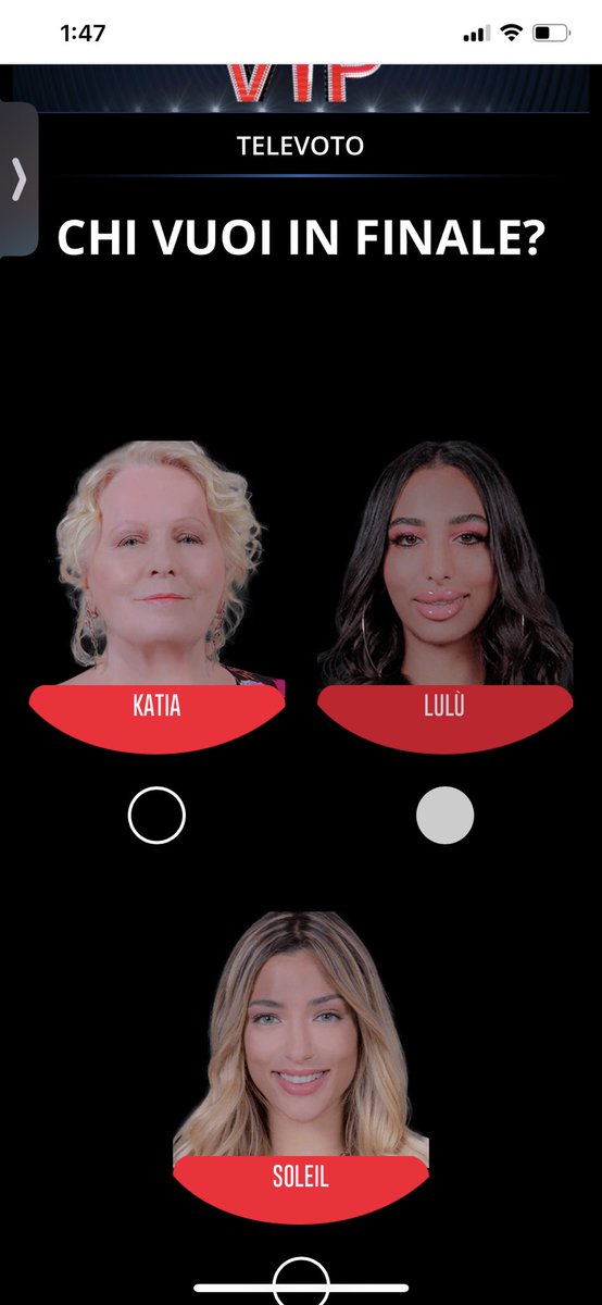 Mariasevill's tweet photo. España 🇪🇸 lo tiene claro, Lulú a la final 
#gfvip #luluemanuel https://t.co/IJ4ilet1wF