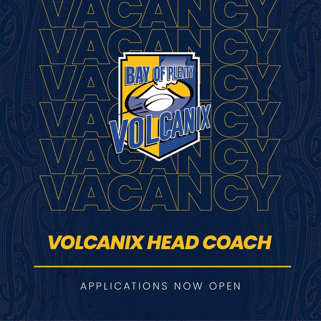 BOPRugby's tweet photo. Applications for the Head Coach of the Volcanix Women's team are now open! 

This is a paid part-time role and is an exciting opportunity to play a key role in the growth and development of rugby in the Bay of Plenty. 

APPLY: https://t.co/ltvkVy7lM9 https://t.co/Clk1uy5GV2