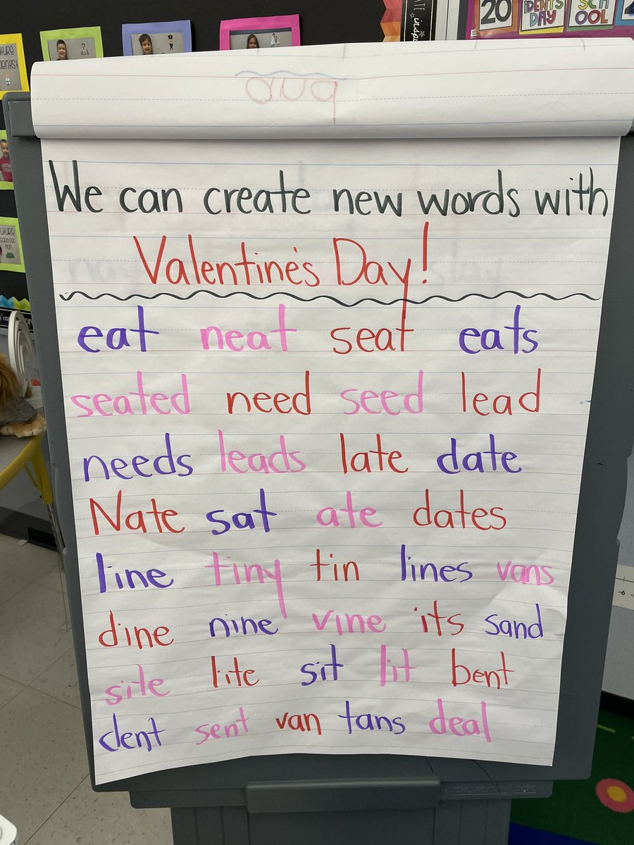 mrs_abreuJTPS's tweet photo. Check out the amazing word building by my first graders! They were sooo surprised to see how many words they would make when they worked together as a team! #wordbuilders #JTPS https://t.co/irm1gSO8JO