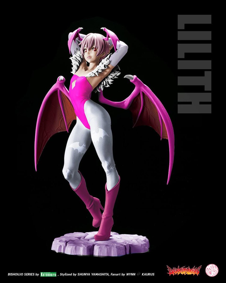 w_kaurus_p's tweet photo. [Unofficial Painted/Fanart]
If Lilith BISHOUJO is painted and has pink/white variant
————————————————
***Official painted is not officially released yet. The pic is painted by me.***
————————————————
#fanart #lilith #darkstalkers #kotobukiyabishoujo #kotobukiya #shunyayamashita https://t.co/s3i7BAuR5t